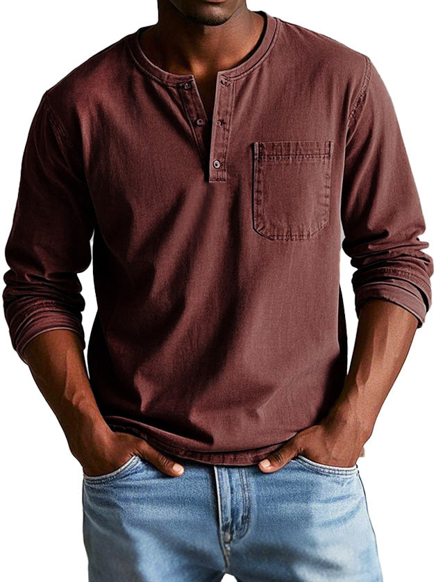 Solvér™ | Chemise à manches longues vintage
