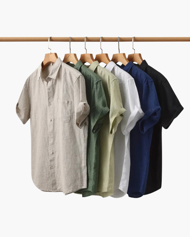 Solvér™| Chemise en lin (manches courtes)