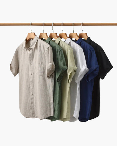Solvér™| Chemise en lin (manches courtes)