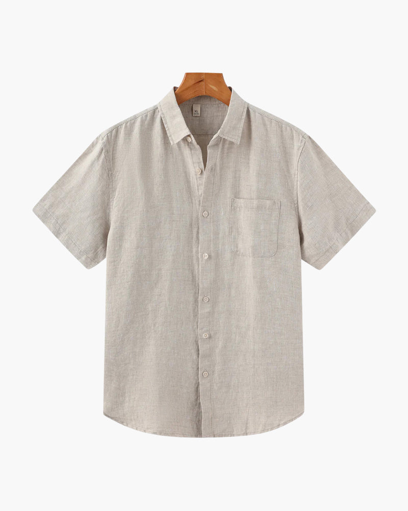 Solvér™| Chemise en lin (manches courtes)