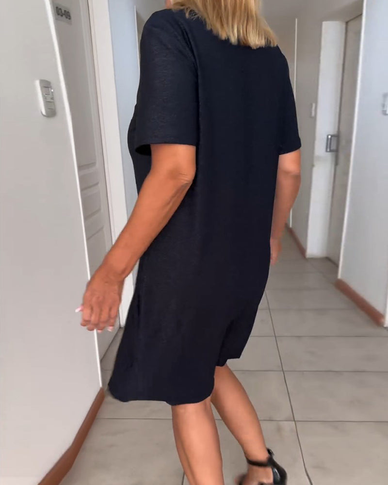 Eva | Abito con scollo a V intrecciato