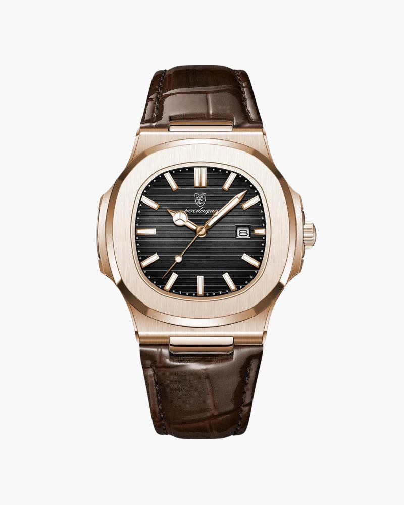 Solvér™|Lisbon Montre en cuir