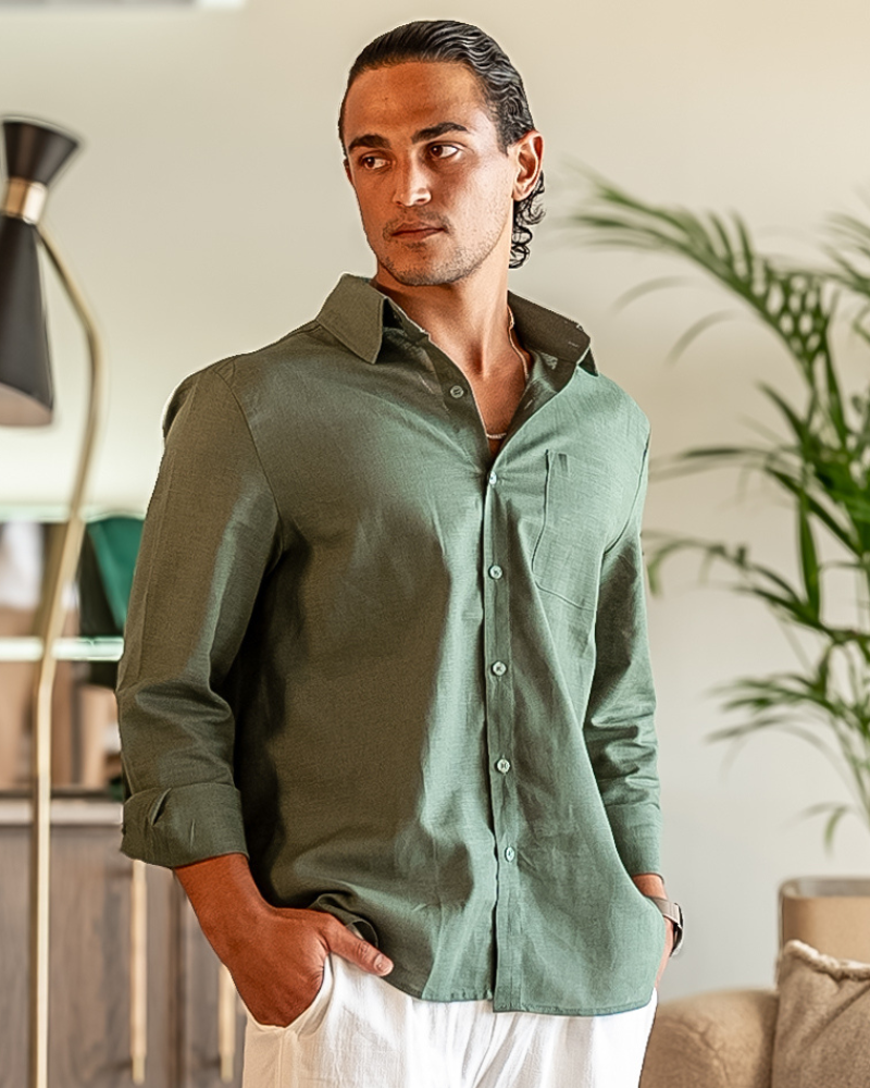 Solvér™| - Chemise 100% lin