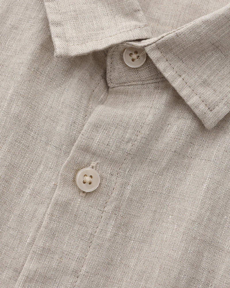 Solvér™| Chemise en lin (manches courtes)