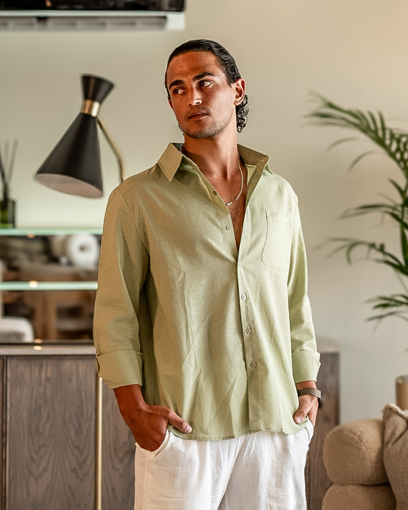 Solvér™| - Chemise 100% lin