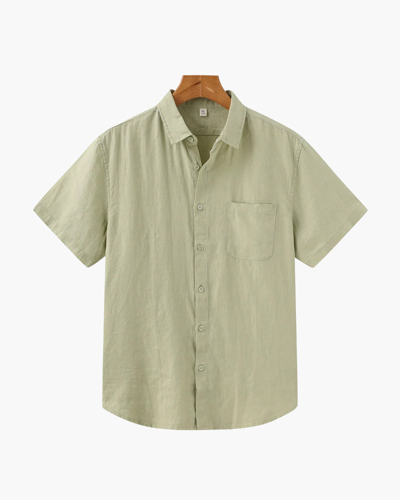 Solvér™| Chemise en lin (manches courtes)