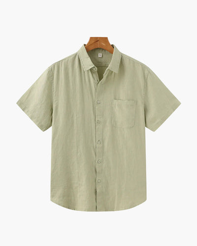 Solvér™| Chemise en lin (manches courtes)