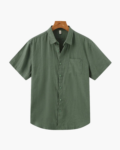 Solvér™| Chemise en lin (manches courtes)