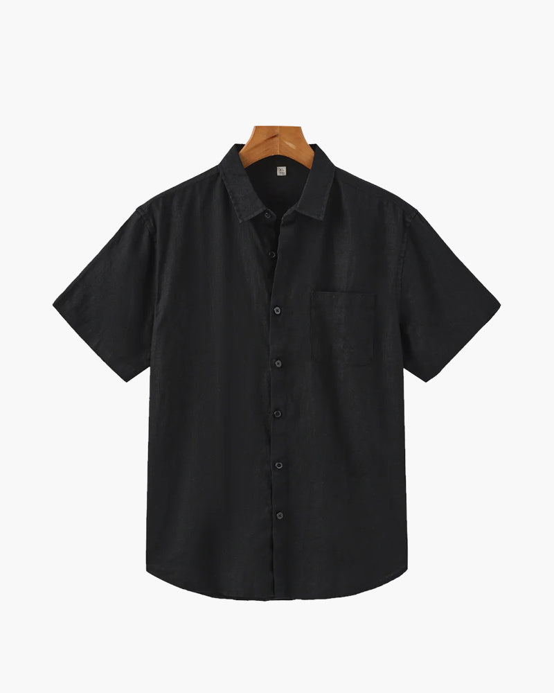 Solvér™| Chemise en lin (manches courtes)