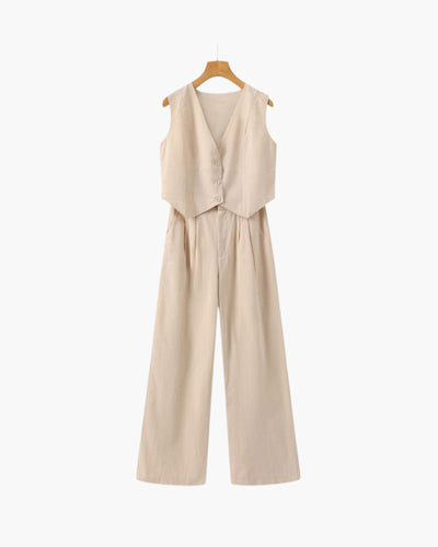 Chiara | Classy Lady - Completo due pezzi in lino