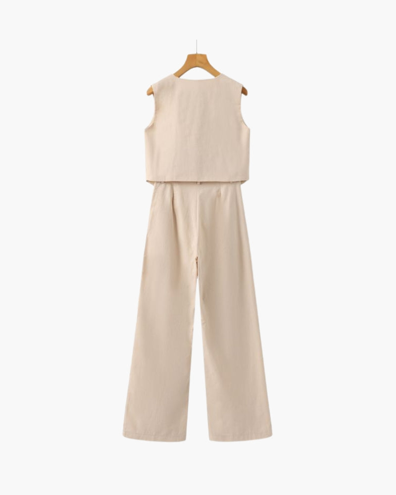Chiara | Classy Lady - Completo due pezzi in lino