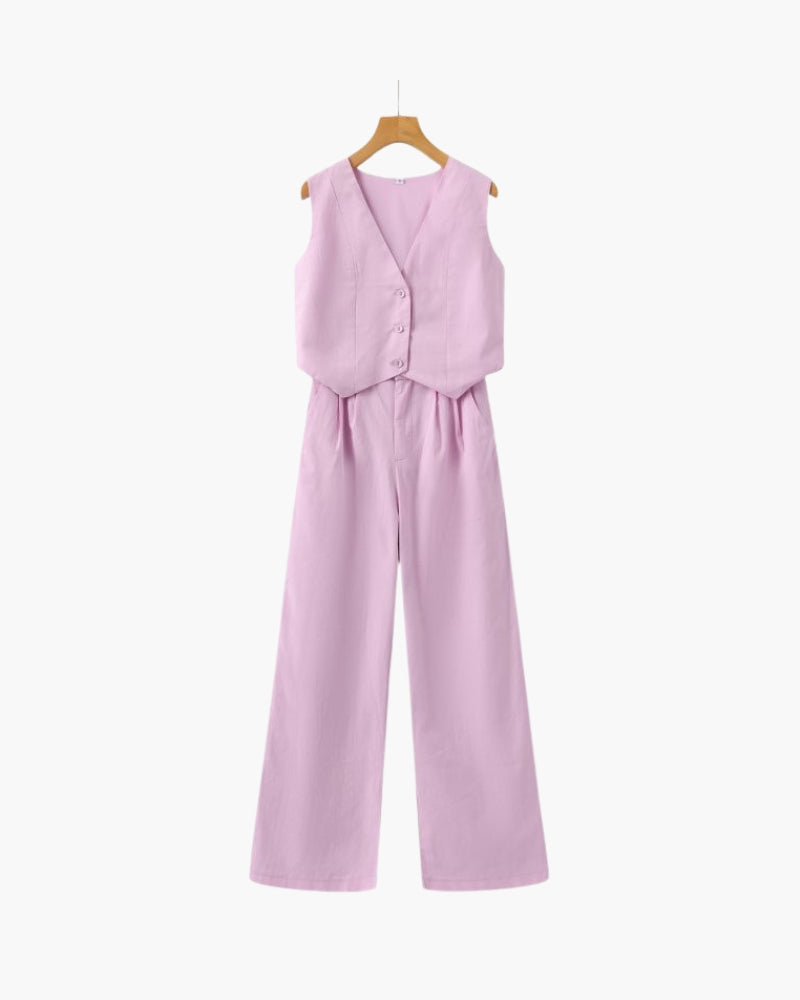 Chiara | Classy Lady - Completo due pezzi in lino