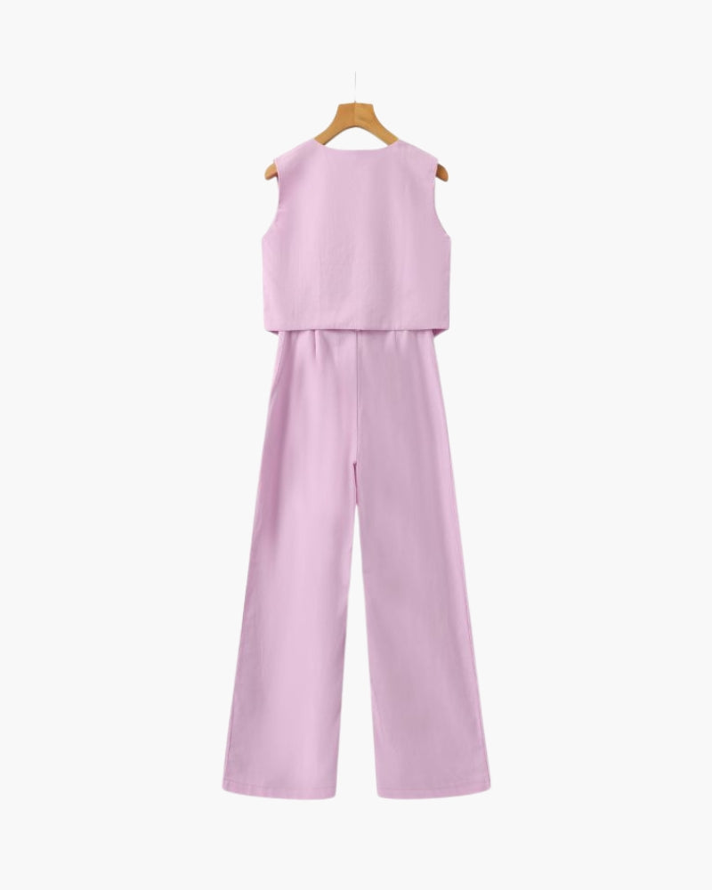 Chiara | Classy Lady - Completo due pezzi in lino
