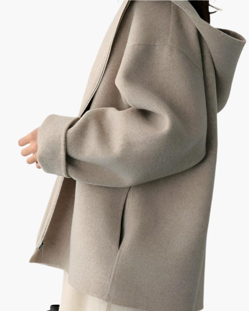 Amandine | Marlow Cappotto in lana con zip