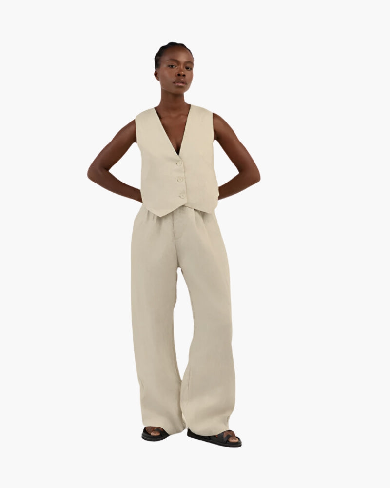 Chiara | Classy Lady - Completo due pezzi in lino