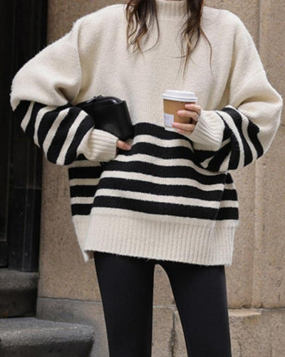 Martina | Maglione a Righe Costiere