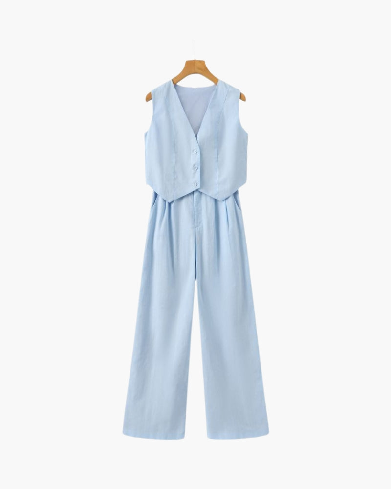 Chiara | Classy Lady - Completo due pezzi in lino