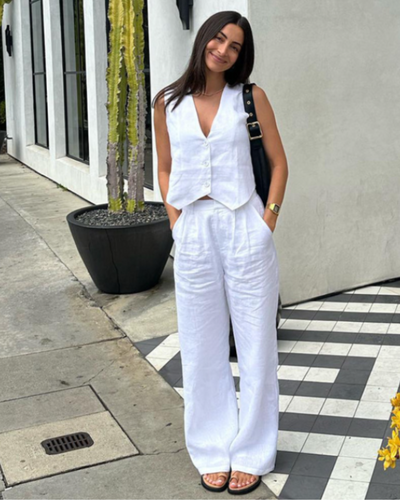Chiara | Classy Lady - Completo due pezzi in lino