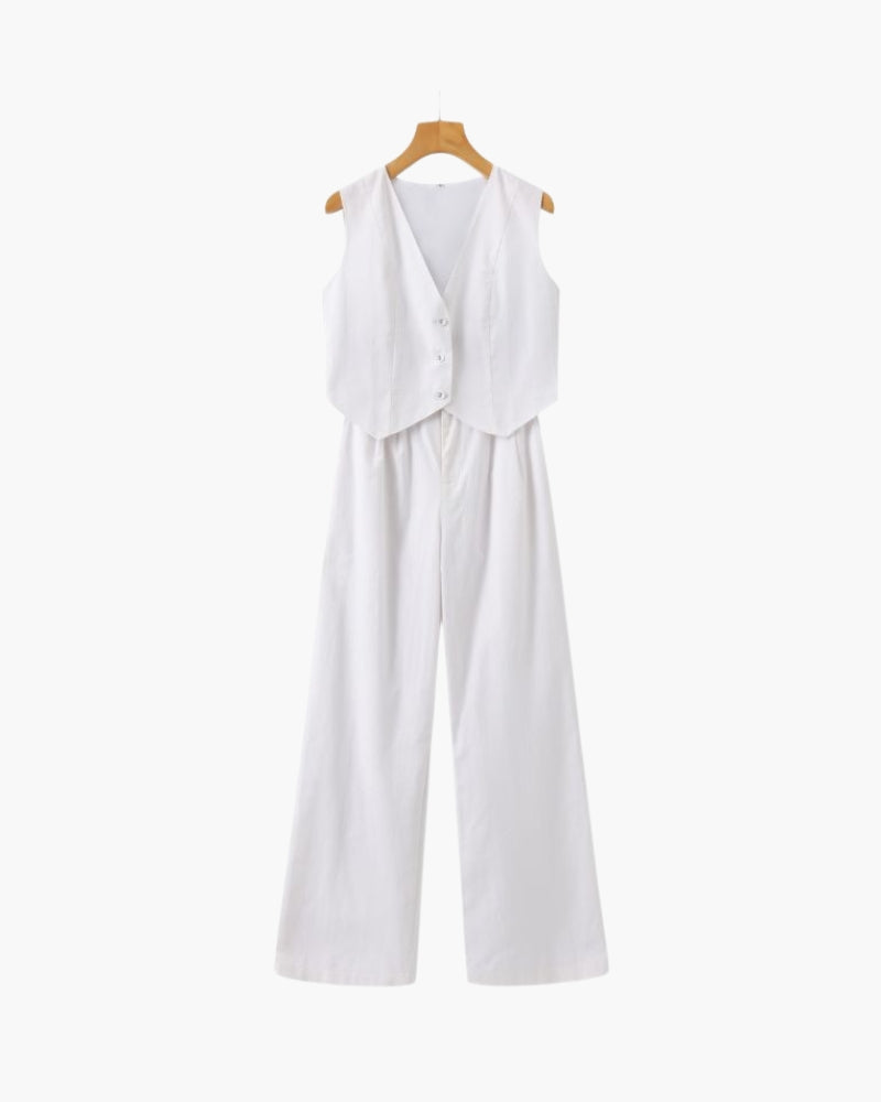 Chiara | Classy Lady - Completo due pezzi in lino