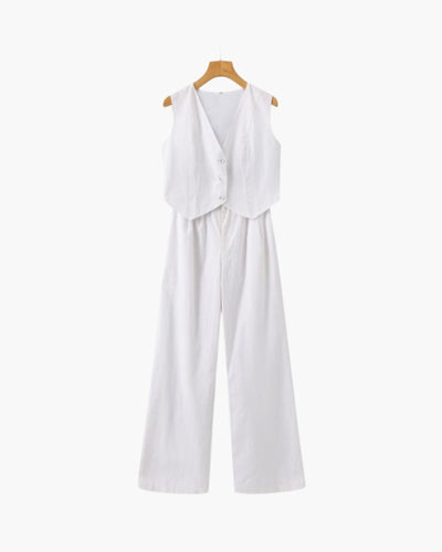 Chiara | Classy Lady - Completo due pezzi in lino