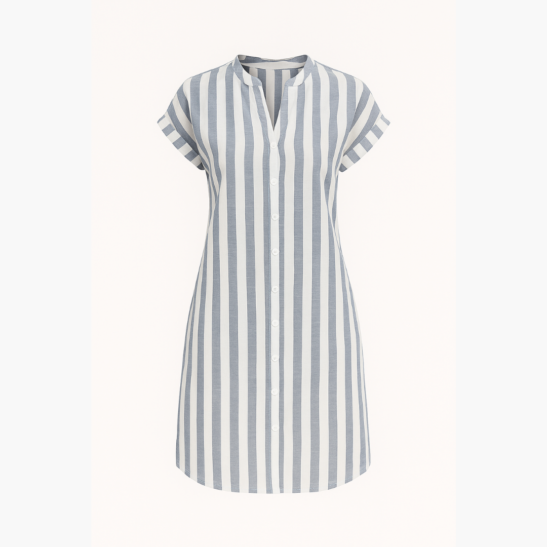 Martine | Abito camicia elegante a righe