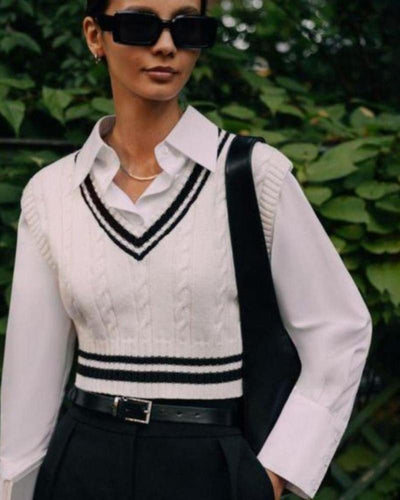 Jeanne | Gilet ricco in maglia